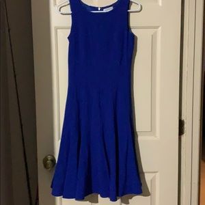 Vibrant blue dress
